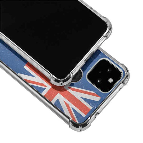 New Zealand Flag Distressed Google Pixel 5a 5G Clear Case